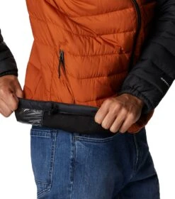 Columbia Powder Lite Hooded Insulated Jacket - Mens Warm Copper / Black -Columbia Sale Store 1678902454 WO1151 858 7