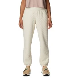 Columbia Lodge Quilted Jogger Pant - Womens Chalk