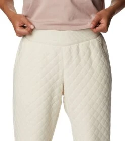 Columbia Lodge Quilted Jogger Pant - Womens Chalk -Columbia Sale Store 1679940632 2016951 191 4