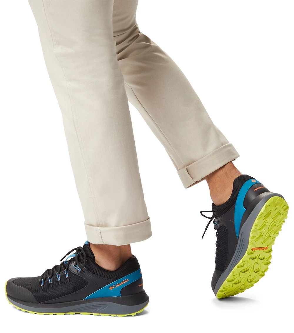 Columbia Trailstorm Waterproof Low Hiking Shoes - Wide Fit - Mens Black / Solar 10 Columbia Trailstorm Waterproof Low Hiking Shoes - Wide Fit - Mens Black / Solar - Image 10