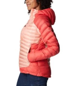 Columbia Labyrinth Loop Omni-Heat Infinity Insulated Hooded Jacket - Womens Coral Reef / Red Hibiscus -Columbia Sale Store 1680081195 1955321 879 3