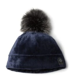 Columbia Fire Side Plush Beanie - Womens Dark Nocturnal