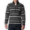 Columbia Sweater Weather II Printed Fleece Half Zip Pullover - Mens Shark Apres Stripe