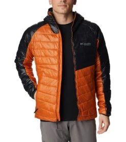 Columbia Platinum Peak Hooded Insulated Jacket - Mens Warm Copper / Black -Columbia Sale Store 1681745335 2008611 858 10