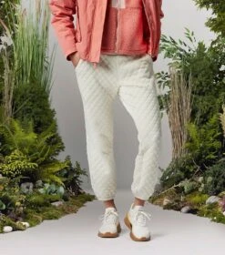 Columbia Lodge Quilted Jogger Pant - Womens Chalk -Columbia Sale Store 1681753677 2016951 191 6