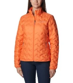 Columbia Delta Ridge Down Insulated Jacket - Womens Sunset Orange
