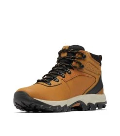 Columbia Newton Ridge Plus II Waterproof Hiking Boots - Wide Fit - Mens Elk / Black -Columbia Sale Store 1682359898 1594732 289 4