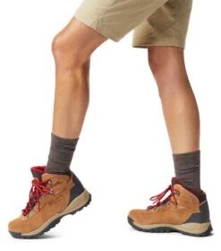 Columbia Newton Ridge Plus Waterproof Amped Hiking Boots - Womens Elk / Mountain Red -Columbia Sale Store 1682961057 BL4552 286 10