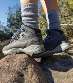 Columbia Newton Ridge Plus Waterproof Hiking Boots - Womens Quarry / Cool Wave -Columbia Sale Store 1682962901 BL3783 052 12