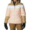 Columbia Abbott Peak Insulated Ski Jacket - Womens Peach Blossom / White / Beach