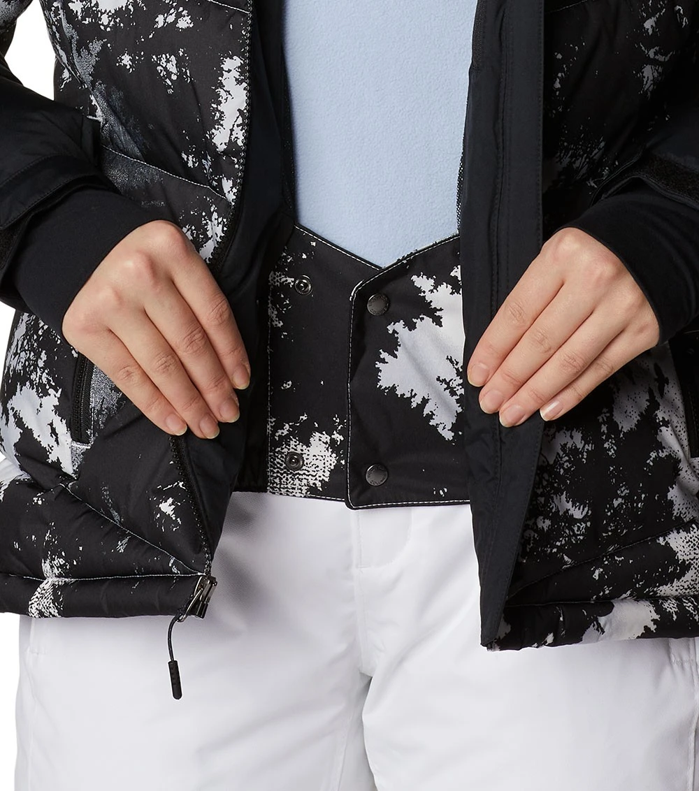 Columbia Abbott Peak Insulated Ski Jacket - Womens White Lookup Print / Black / White 9 Columbia Abbott Peak Insulated Ski Jacket - Womens White Lookup Print / Black / White - Image 9