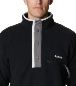 Columbia Helvetia Half Snap Retro Fleece Pullover - Mens Black -Columbia Sale Store 1685526214 1889851 012 4