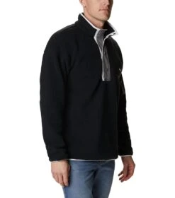 Columbia Helvetia Half Snap Retro Fleece Pullover - Mens Black -Columbia Sale Store 1685526215 1889851 012 5