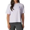 Columbia North Cascades Relaxed S/S T-Shirt - Womens Purple Tint