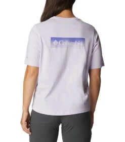 Columbia North Cascades Relaxed S/S T-Shirt - Womens Purple Tint -Columbia Sale Store 1685526229 1992081 569 2
