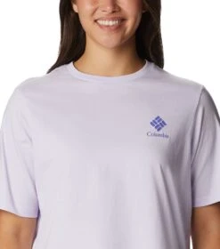 Columbia North Cascades Relaxed S/S T-Shirt - Womens Purple Tint -Columbia Sale Store 1685526230 1992081 569 4