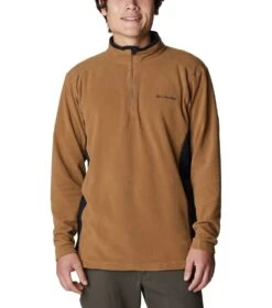 Columbia Klamath Range II Half Zip Fleece Top - Mens Delta / Black