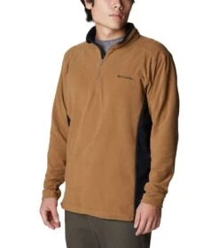 Columbia Klamath Range II Half Zip Fleece Top - Mens Delta / Black -Columbia Sale Store 1685982644 1352471 257 5