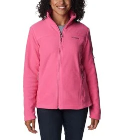 Columbia Fast Trek II Full Zip Fleece Jacket - Womens Wild Geranium