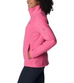 Columbia Fast Trek II Full Zip Fleece Jacket - Womens Wild Geranium -Columbia Sale Store 1685982651 1465351 656 3