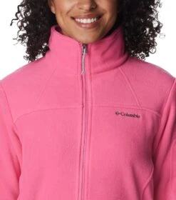 Columbia Fast Trek II Full Zip Fleece Jacket - Womens Wild Geranium -Columbia Sale Store 1685982652 1465351 656 4