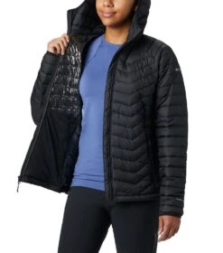 Columbia Powder Lite Hooded Insulated Jacket - Womens Black -Columbia Sale Store 1685982660 1699071 011 5