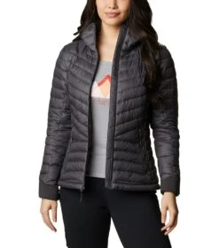 Columbia Windgates Hooded Insulated Jacket - Womens Shark Heather