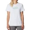 Columbia Zero Rules S/S Graphic Tee - Womens White / CSC Range Lines Graphic