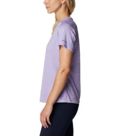Columbia Zero Rules S/S Graphic Tee - Womens Frosted Purple Hthr / CSC Range Lines Grx -Columbia Sale Store 1685982735 1991581 535 3