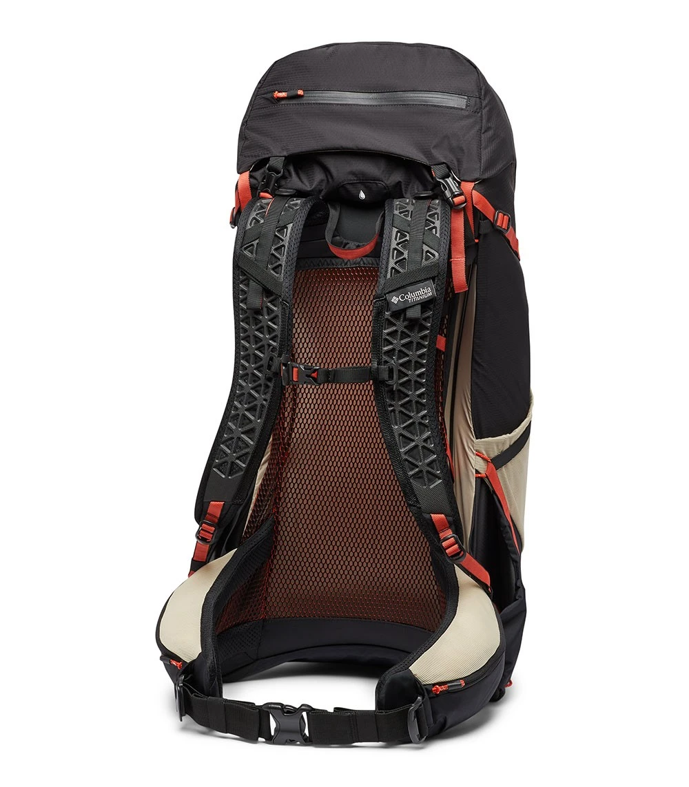 Columbia Titan Pass 48L Trekking Backpack - Unisex Black / Ancient Fossil 2 Columbia Titan Pass 48L Trekking Backpack - Unisex Black / Ancient Fossil - Image 2