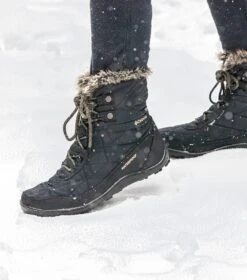 Columbia Minx Shorty III Insulated Winter Boots - Womens Black / Pebble -Columbia Sale Store 1686314656 1803151 010 13