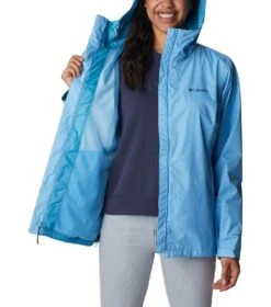 Columbia Arcadia II Waterproof Jacket - Womens Vista Blue -Columbia Sale Store 1686743158 RL2436 456 5