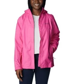 Columbia Arcadia II Waterproof Jacket - Womens Wild Geranium -Columbia Sale Store 1686743165 RL2436 656 8