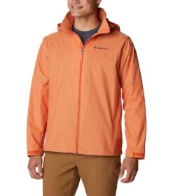 Columbia Glennaker Lake Rain Jacket - Mens Desert Orange