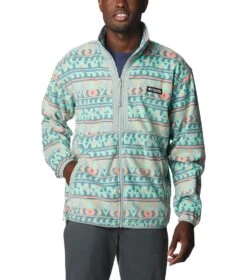 Columbia Back Bowl Lightweight Fleece Jacket - Mens Metal Camp / Blanket