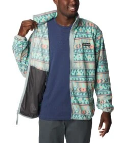 Columbia Back Bowl Lightweight Fleece Jacket - Mens Metal Camp / Blanket -Columbia Sale Store 1688573433 1890761 347 5