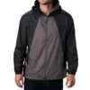 Columbia Point Park Windbreaker Jacket - Mens City Grey / Black