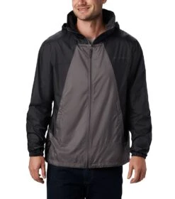 Columbia Point Park Windbreaker Jacket - Mens City Grey / Black