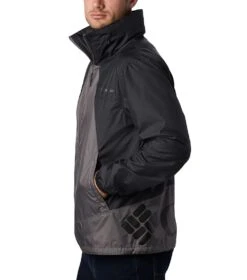 Columbia Point Park Windbreaker Jacket - Mens City Grey / Black -Columbia Sale Store 1688573528 1890072 023 3