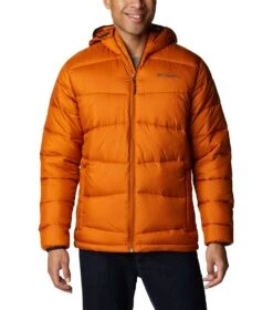 Columbia Fivemile Butte Hooded Insulated Jacket - Mens Warm Copper