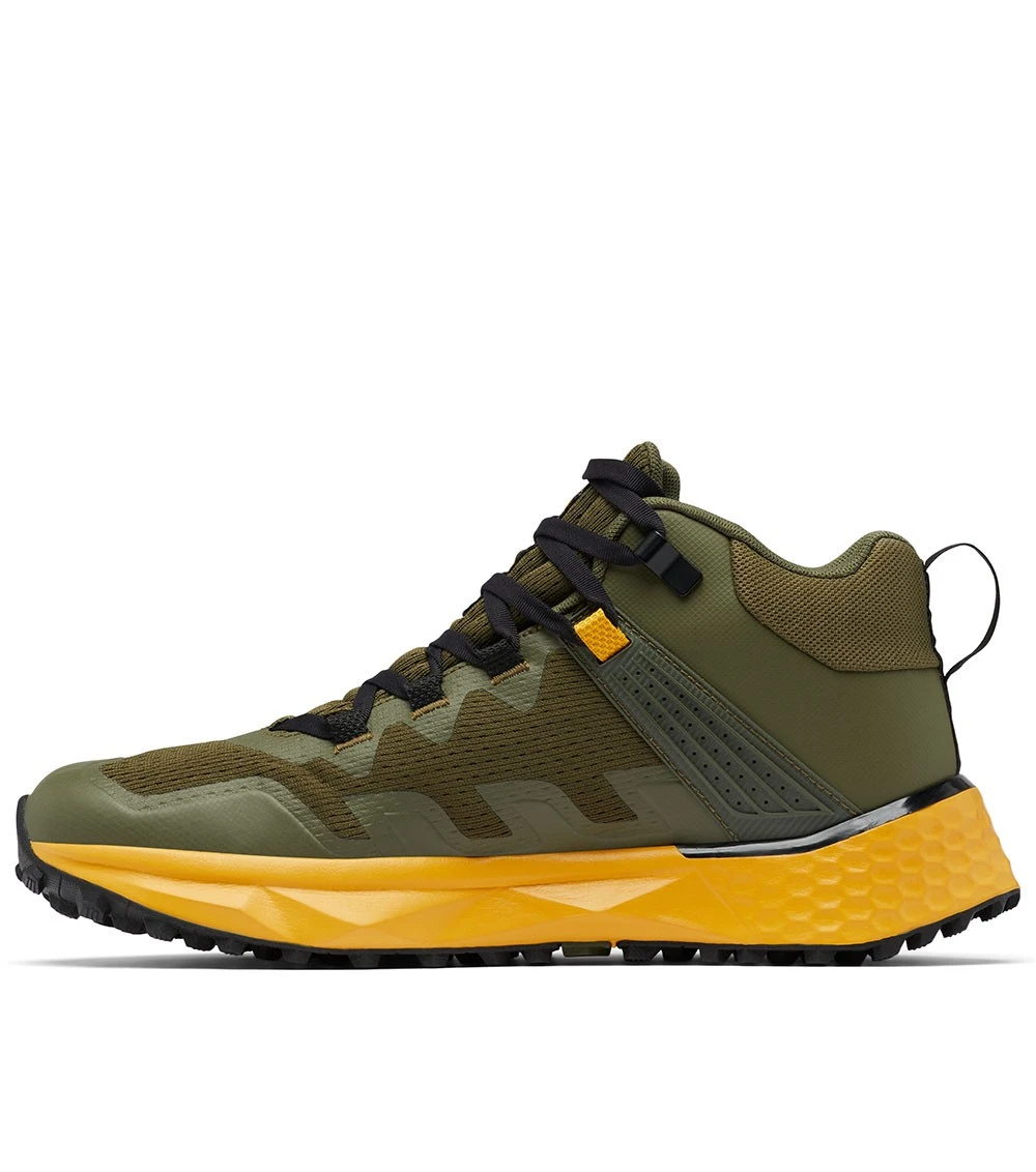 Columbia Facet 75 Mid Outdry Hiking Shoes - Mens Nori / Golden Yellow 3 Columbia Facet 75 Mid Outdry Hiking Shoes - Mens Nori / Golden Yellow - Image 3