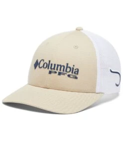 Columbia PFG Mesh Ballcap Hat - Unisex Ancient Fossil / Carbon