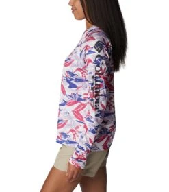 Columbia Super Tidal Long Sleeve Top - Womens Ultra Pink Shorebreak -Columbia Sale Store 1689953392 1709221 693 3