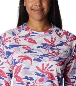 Columbia Super Tidal Long Sleeve Top - Womens Ultra Pink Shorebreak -Columbia Sale Store 1689953393 1709221 693 4