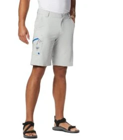 Columbia PFG Terminal Tackle Shorts - Mens Cool Grey / Vivid Blue