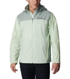 Columbia Glennaker Lake Rain Jacket - Mens Ice Green / Niagara