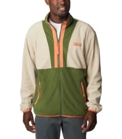 Columbia Back Bowl Lightweight Fleece Jacket - Mens Pesto