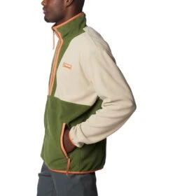 Columbia Back Bowl Lightweight Fleece Jacket - Mens Pesto -Columbia Sale Store 1690536049 1890761 273 3