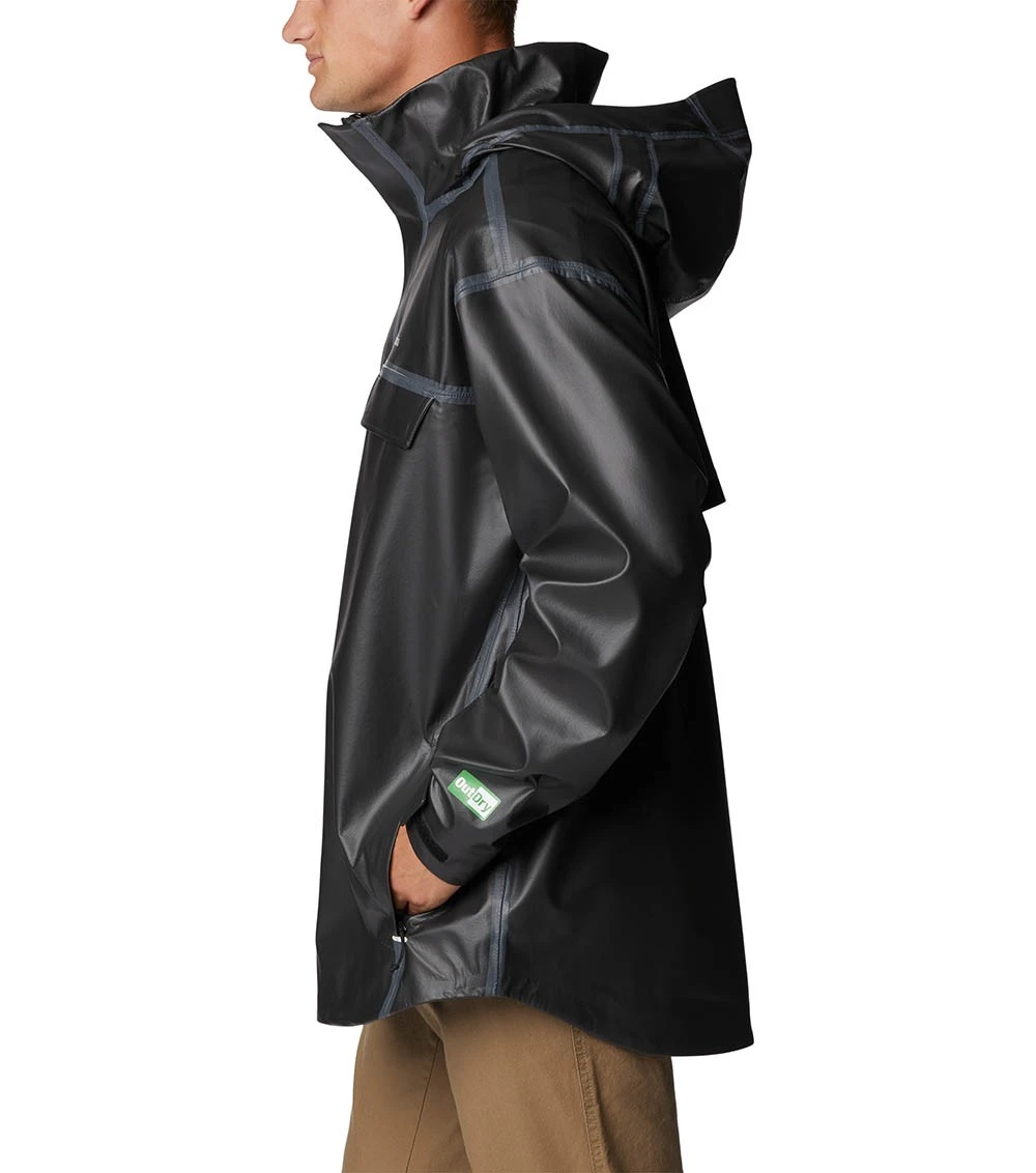 Columbia Coral Ridge OutDry Extreme Rain Jacket - Mens Black 3 Columbia Coral Ridge OutDry Extreme Rain Jacket - Mens Black - Image 3