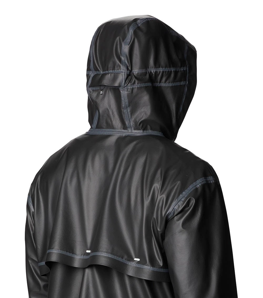Columbia Coral Ridge OutDry Extreme Rain Jacket - Mens Black 6 Columbia Coral Ridge OutDry Extreme Rain Jacket - Mens Black - Image 6